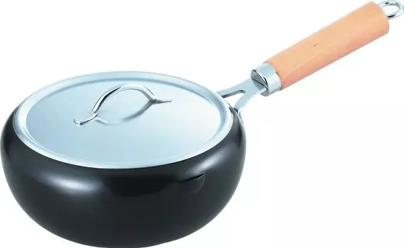 Фритюрница глубокого типа Larus, совместимая с индукционными плитами, 20 см, защита от брызг масла LA-20S