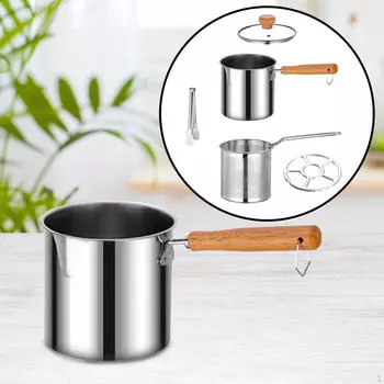 Фритюрница из нержавеющей стали, кухонный горшок для жарки дома style B