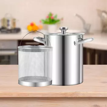 Фритюрница из нержавеющей стали, сковорода с корзиной, кухонная утварь, спаржа для