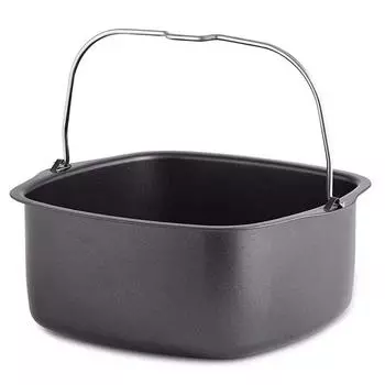 Фритюрница с антипригарным покрытием, противень для выпечки тортов, корзина, круглая форма для торта диаметром 8 дюймов, тарелка для пиццы, блюдо, горшок, посуда для выпечки, кухонные принадлежности для выпечки, инструменты