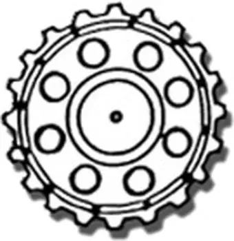 Friul Model Metal Wheel Series German 3 Tank 3 Stug Gun Type Starting Wheel 36 см в ширину Пластиковые детали для модели 1/35 Нет. Тип EM/Нерсхорн/Хуммель/Нет. A / B