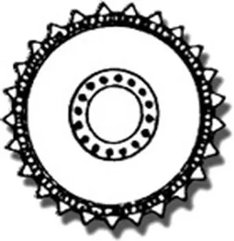 Friul Model Metal Wheel Series German Panzer Howitzer Early Model Starting Wheel Plastic Model Parts 1/35 2/Vespe Self-Propelled AW-20