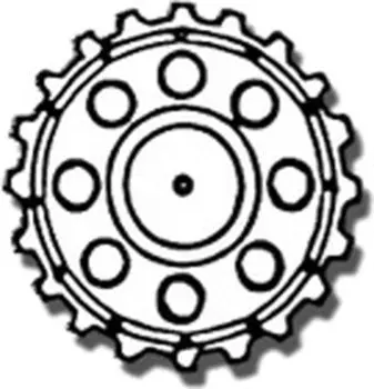 Friul Model Metal Wheel Series German Panzer 3 Gun 3 Type Starting Wheel 40 см Width Пластиковые детали для модели 1/35 HM Type/Nashorn/Hummel/Sturg BE (для