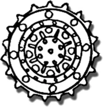 Friul Model Metal Wheel Series Немецкий танк Стартовое колесо Пластиковые детали модели 1/35 38(T) АВ-09
