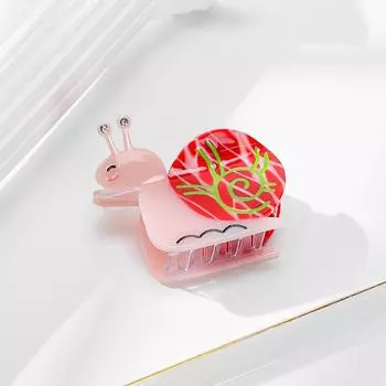 Frog Acetic Acid Hair Claw Acetate Geometry Shark Clip Vintage Animal Hair Grab Clip Daily style4