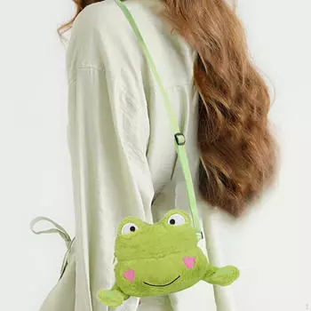 Frog Crossbody Bag Women Shoulder Pouch Travel Purse for Party Outdoor