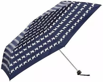 FROGRET Plain Ponzi x Cat Walking Path Складной УФ-водопоглощающий темно-синий Темно-синий Длина 55 см [Moonbat] Зонт, Зонт, Простой, Стильный, темно-синий