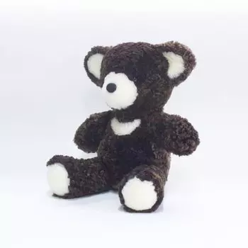 frolic Mouton stuffed toy medium Asiatic black made in Japan Good bear, size, bear, Latte,