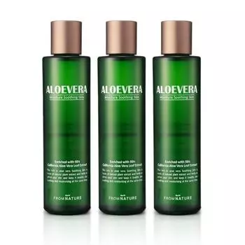 From Nature Aloe Vera 98% Moisture Soothing Skin 150ml, 150ml, 3 pieces