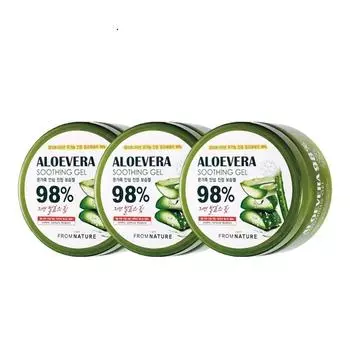 Успокаивающий гель Алоэ Вера 98% от Nature 500 г 3 шт.