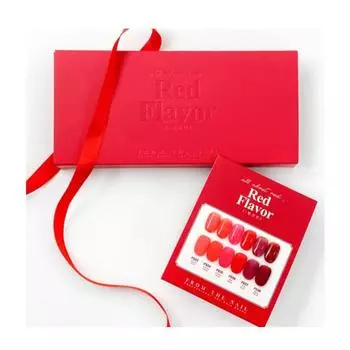 FROM THE NAIL Red Flavor Syrup Gel Set 6items