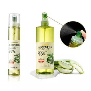 FROMNATURE Aloe Vera 98% Увлажняющий успокаивающий гель-спрей (120 мл или 400 мл) 120ml