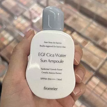 FROMRIER EGF Cica Water Sun Ampoule 56 мл SPF50+ PA++++ обновление Веганский, Kbeauty, корейская косметика, образец