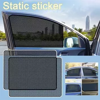 Front/back Windshield Block Blinks Black Cover Suction Cup Side Shades Rear Universal Curtain Accessories Windo A0g7