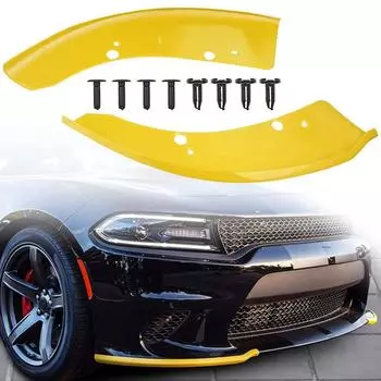Front Bumper Lip Splitter Protector Cover Replacement Parts Compatible For 2015-2024 2024 Charger Scat Pack Models Acesssories красный