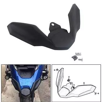 Front Fender for BMW R1200GS LC 2017-2019/ R1250GS 2019 Motorcycle Parts Front Fender Beak Extension Wheel Cover Cowl Black
