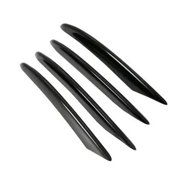 Front Fog Light Decorative Cover Trim For 2015-2018 Mercedes-Benz C Class Glossy