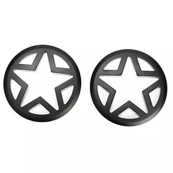 Front Fog Light Lamp Cover Protect Trim Fit for Jeep Wrangler JK & Unlimited 20072017