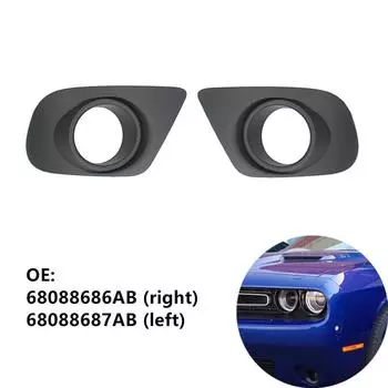 Front Left Driver&Right Passenger Side Fog Light Cover for Dodge Journey 2011-18