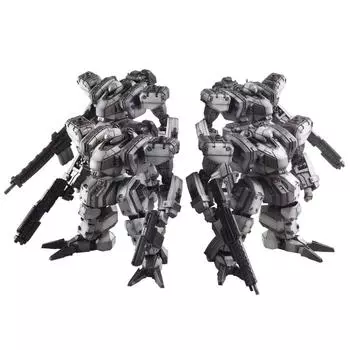 Front Mission Structure Arts 172 Scale Plastic Model Kit Series Vol.4 Zenith DV White Set of 4