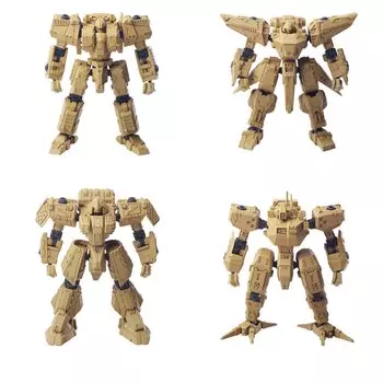 Front Mission Structure Arts масштабная пластиковая модель набор серии BOX продукт 1BOX 4 всего 4 типа производство Японские силы обороны пехота 5 набор кузовов 1/72