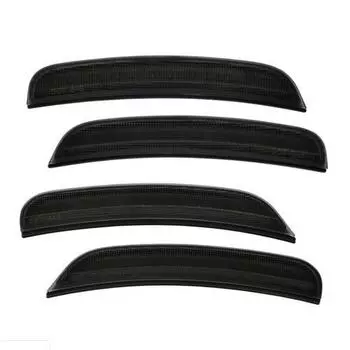 Front Rear LED Side Marker Lights Fit For 2015-2018 Dodge Charger Smoked Lens