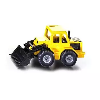 Фронтальный погрузчик Shiku SK0802, черный + желтый, 1 корейская игрушка