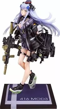 Frontline 416 MOD3 Severely Injured Scale ABS PVC Complete Figure with Stand Dolls Ver. 1/7 & Pre-painted