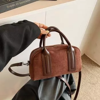 Сумка матовая однотонная сшитая сумка через плечо сумка высокого качества ретро сумки