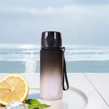 Frosted Water Bottle Leakproof Reusable Water Bottles Large Capacity Dazzling Color Water Bottle for Fitness Gym Outdoor Sports