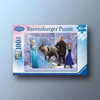 Frozen 1 Elsa and Friends XXL 100 Piece Ravensburger 6 Year Old Puzzle, популярная корейская настольная игра
