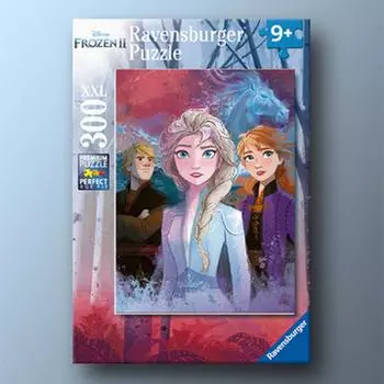 Frozen 2 Elsa, Anna, Kristoff XXL 300-элементный детский пазл Ravensburger, популярная корейская настольная игра