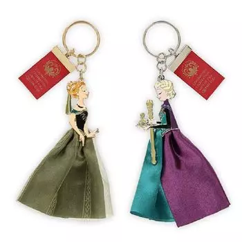Frozen Keychain Dreaming of Fantasy Springs Anna and Frozen Journey Disney Sea Anna Elsa Elsa Токийский эксклюзив