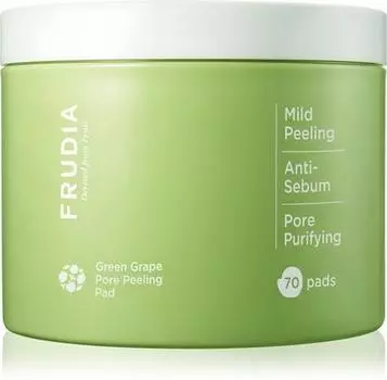 Frudia Green Grape Disques Exfoliants Visage Anti-brillance Et Pores Dilats TU прозрачный