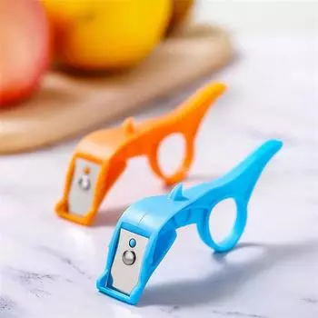 Fruit Apple Peeler Stainless Steel Vegetable Fruit Peeler Portable Manual Household Peeling Orange Potatoes Peeler Kitchen Tool синий