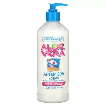 Fruit of the Earth, лосьон после загара с алоэ вера, 20 жидких унций (591 мл)