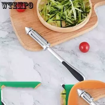 Fruit Peeler Multi-function Household Kitchen Vegetable Peeler Potato Melon Shaper Zinc Alloy Three In One Peeler