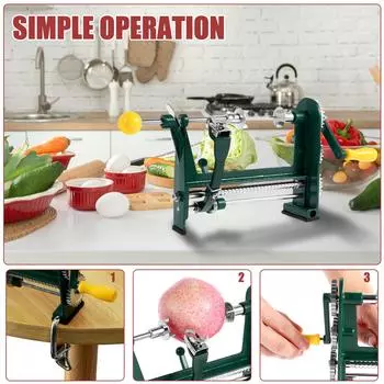 Fruit Peeler Stainless Steel Fruit Peeler Machine Multipurpose Manual Fruit Peelers for Orange Pear 25cm in Length