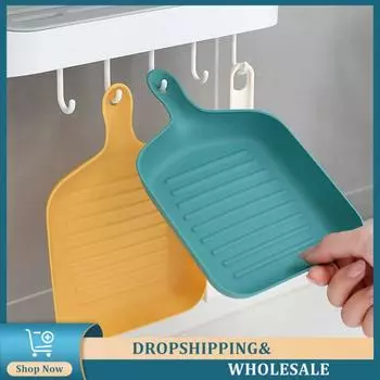 Fruit Tray Eco-friendly Food Grade Household Plastic For Home Party Snack Plate Crystal Glass Plate Wear Resistant Cute Plates зелёный