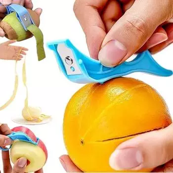 Fruit vegetable Peel Peeler Knife Apple Kiwi Potato Peelers Orange Cutter Stainless Steel Portable Manual Kitchen Peeling Tools оранжевый