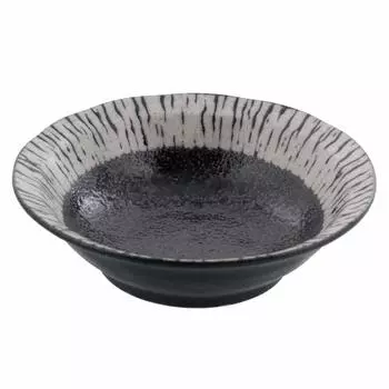 Фруктовая чаша EAST table 14 см, масляная капля, черная, kt-014, сделано в Японии, маленькая миска, японская столовая посуда, можно мыть в посудомоечной машине, можно использовать в микроволновой печи