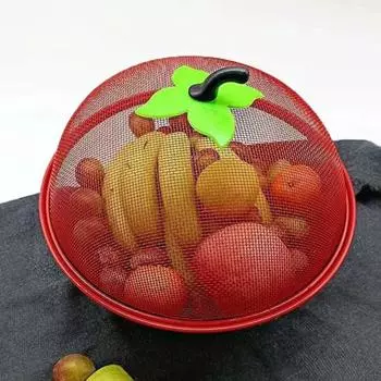 Фруктовая чаша, корзина для овощей 24/28 см, металлическая сетчатая чаша для мытья фруктов, овощей, закусок, настольный декоративный держатель для кухни, кафе, ресторана, домашнего использования 24cm белый