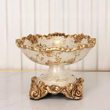 Фруктовая чаша на ножках, креативная, практичная, высокая, поднос для фруктов, корзина для хлеба S