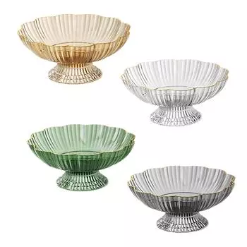 Фруктовая чаша с дренажными отверстиями, многофункциональная фруктовая чаша на пьедестале для гостиной, офиса, стола, столешницы, кухни, декора