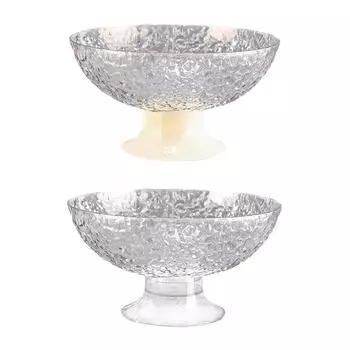 Фруктовая чаша с ножками, дренажный дизайн, съемная универсальная фруктовая чаша на пьедестале для кухонного стола, украшение для столовой