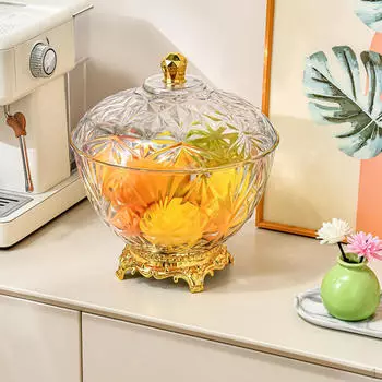 Фруктовая чаша Сервировочная тарелка Контейнер Еда Печенье Угощения Блюдо Кухонный Прилавок Стол Центральная часть Конфеты S