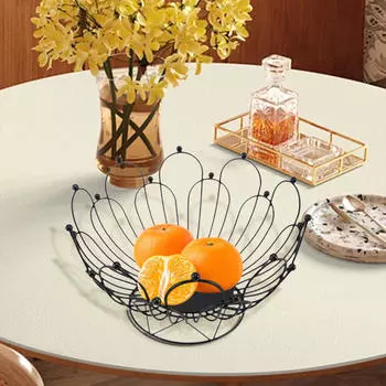 Фруктовая чаша сервировочная устойчивая многоцелевая корзина для хранения декоративная для ванной комнаты пикник вечеринка