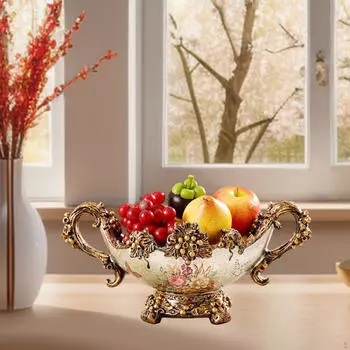 Фруктовая сервировочная чаша на ножках Креативный стол центральный элемент держатель пьедестал для бежевый