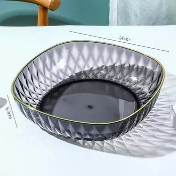 Фруктовая тарелка, Гостиная, Бытовой чайный столик и закуски, Большой фруктовый таз, Легкая роскошь, Премиальная фруктовая тарелка, Фруктовая корзина серый
