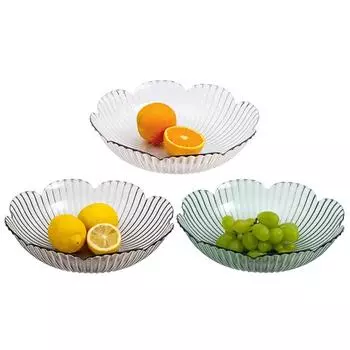 Фруктовая тарелка, миска для салата, тарелка для закусок, десертная тарелка, свадебная тарелка для конфет, пластиковая сервировочная тарелка, декоративная миска зелёный